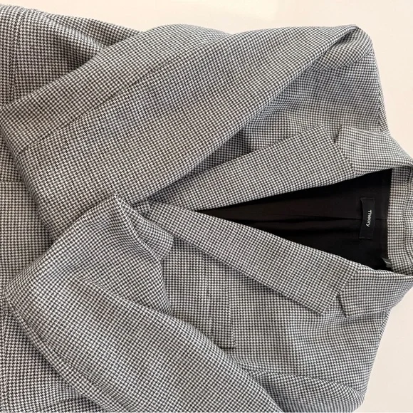 Theory Shrunken Women’s Blazer in Houndstooth - Picture 14 of 14